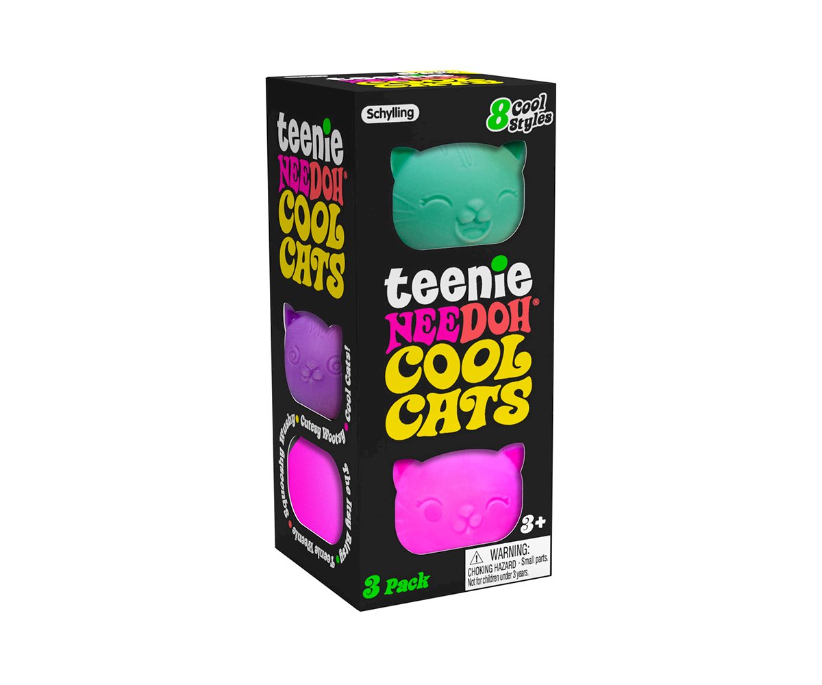 Balle anti-stress Cool cats x 3