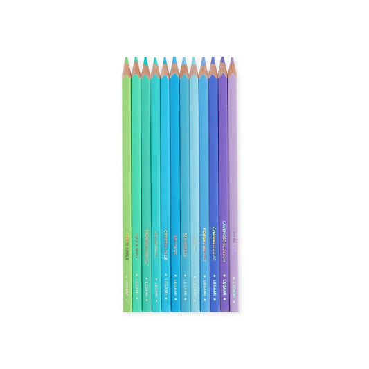 Set de 12 Crayons de couleur Océan 🩵