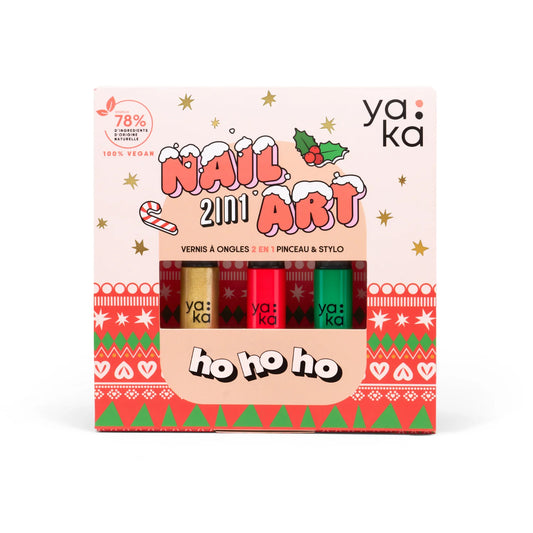 Coffret vernis à ongle 2en1 « ho ho ho »