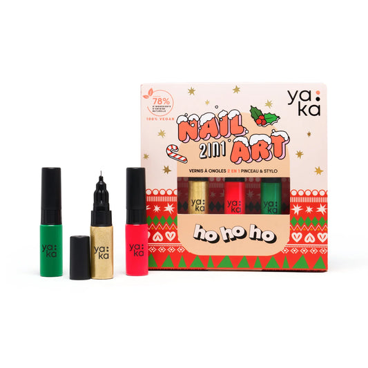 Coffret vernis à ongle 2en1 « ho ho ho »