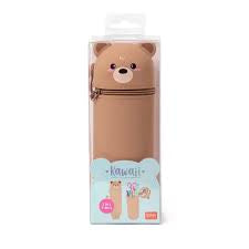 Trousse en silicone 2-en-1 Kawaii Teddy bear