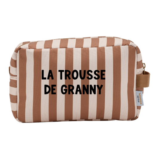 Trousse de toilette larges rayures