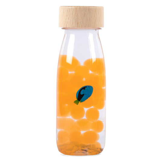 Bouteille sensorielle sonore Poisson bleu