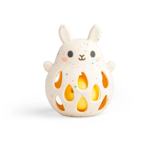 Hochet lapin en silicone