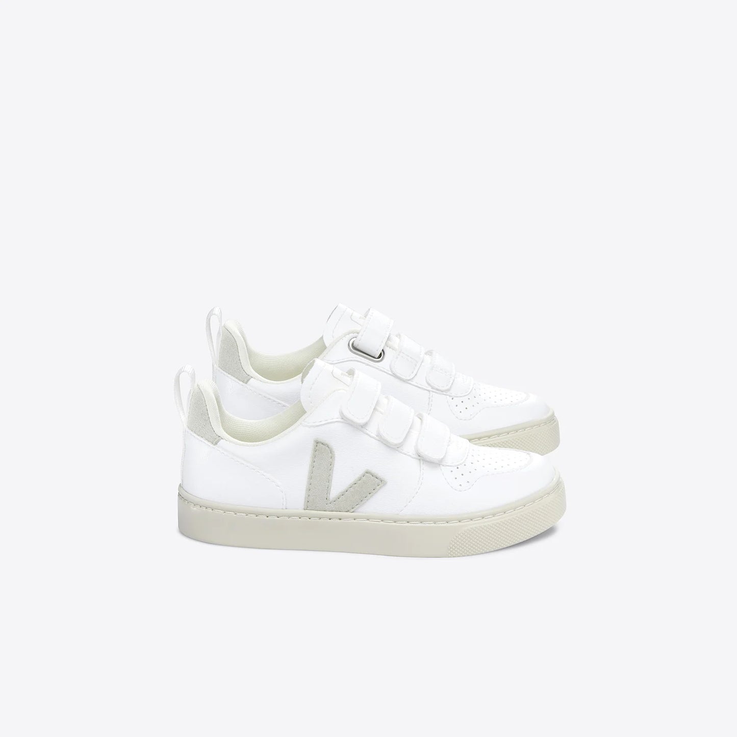 Veja : baskets Esplar White naturalisé V/beige à scratch