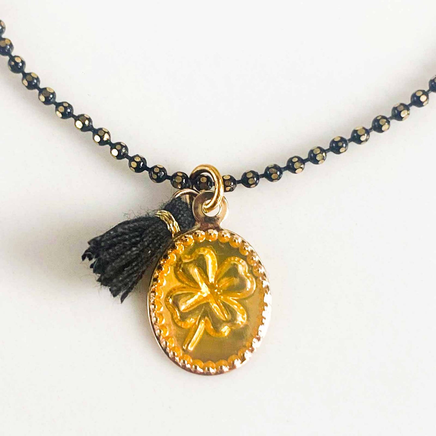 Collier Bubble Lucky Trèfle