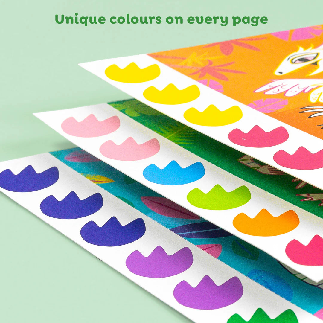 Set carnet de peinture Dinosaures