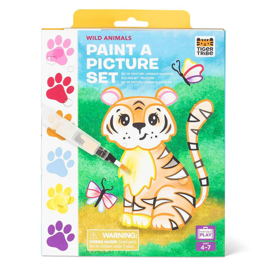 Set carnet de peinture Animaux sauvages