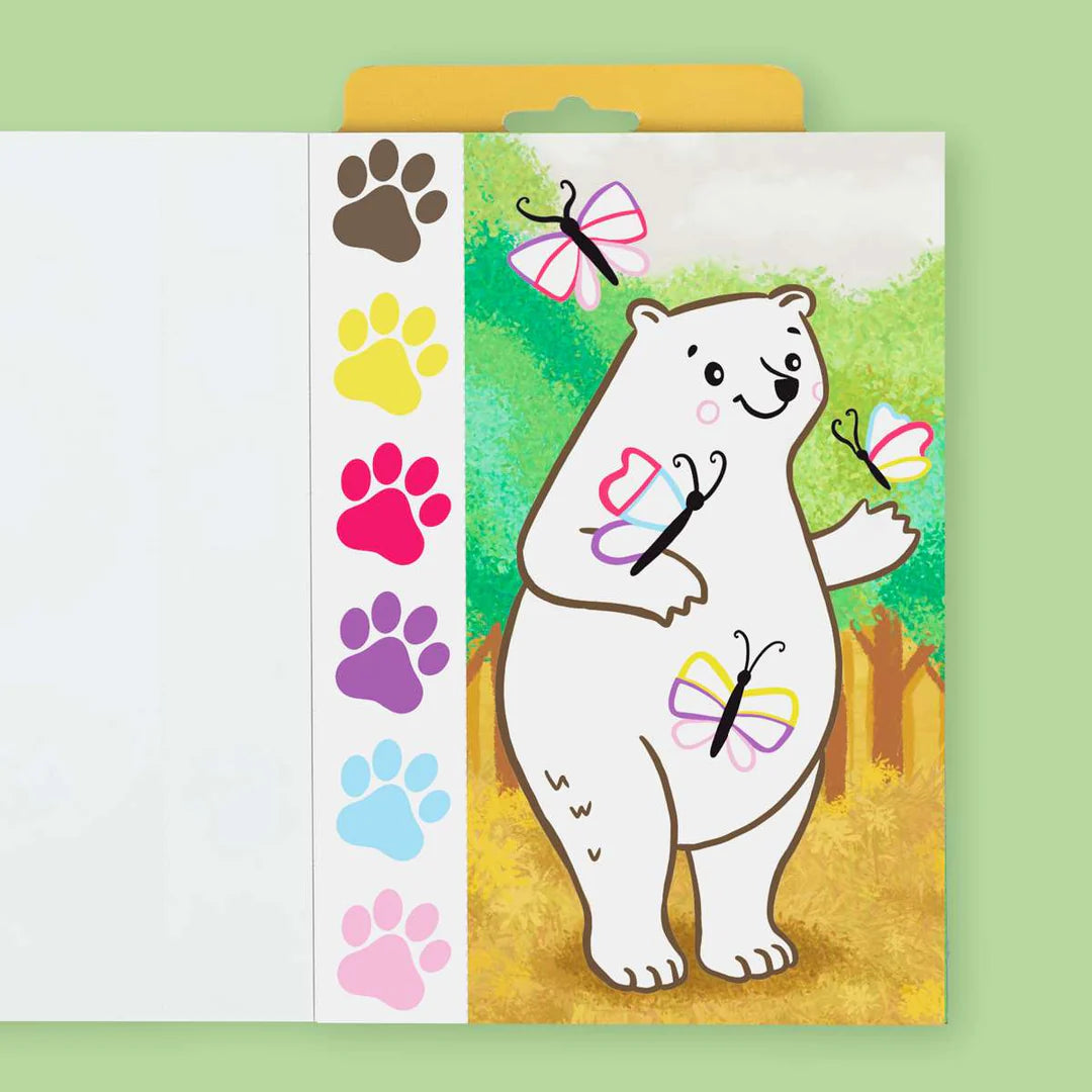 Set carnet de peinture Animaux sauvages