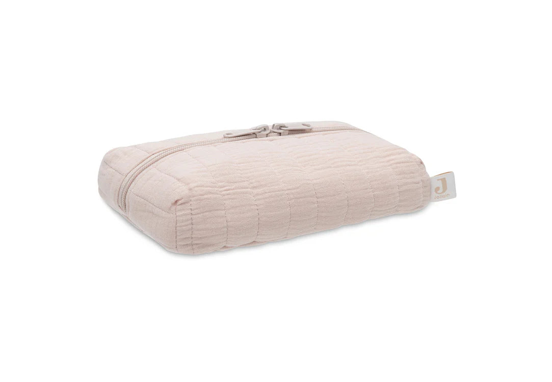 Housse pour lingettes rose