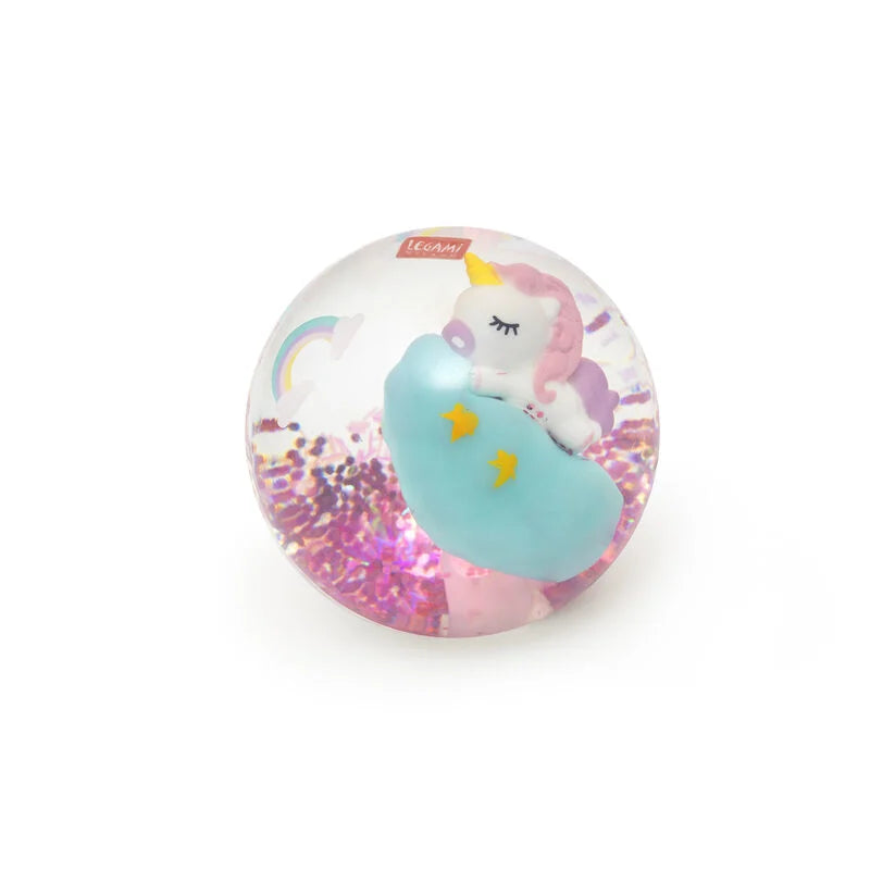 Balles rebondissante lumineuse Licorne