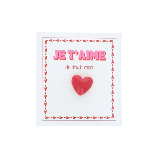 Pin’s Je t’aime de tout mon ❤️
