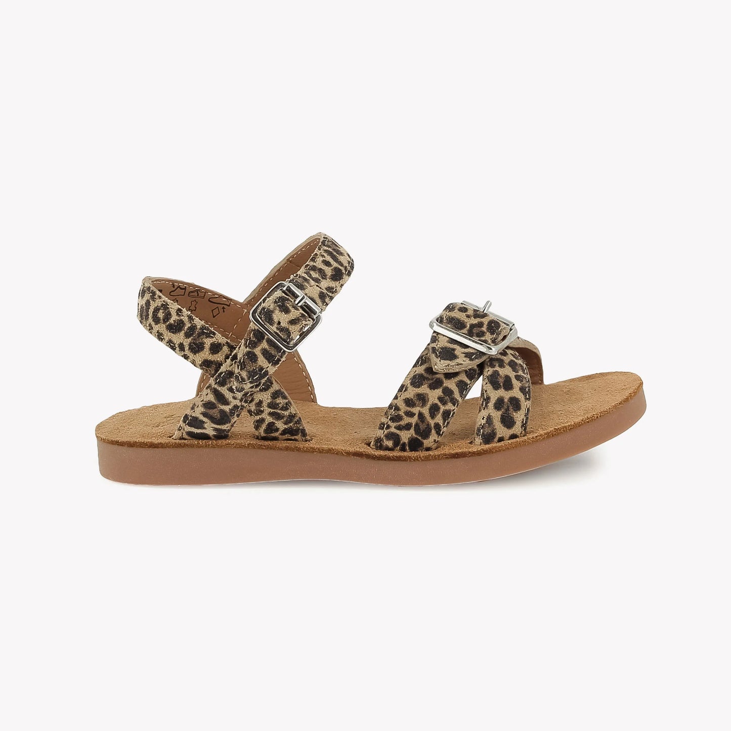 Sandales Plagette air crossy mini léopard