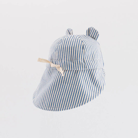 Chapeau bébé Heartbreaker bleu à rayures