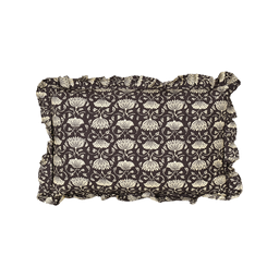 Coussin print rectangle Pipar noir 40 x 60 cm