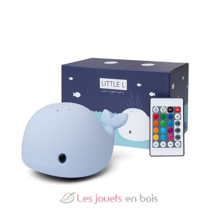 Veilleuse Wilda la baleine bleue