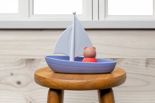 Jouet de bain bâteau avec ourson