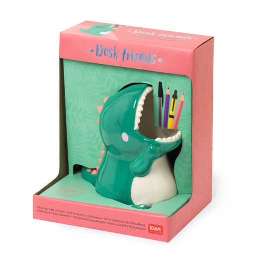 Pot à crayons en céramique Dinosaure