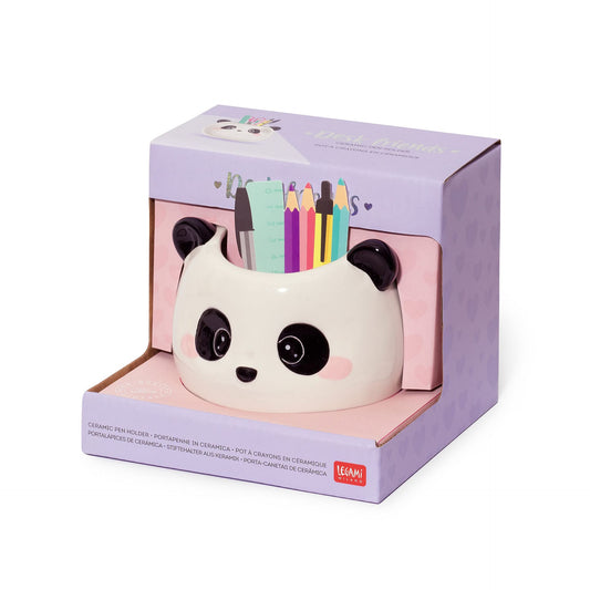Pot à crayon en céramique Panda