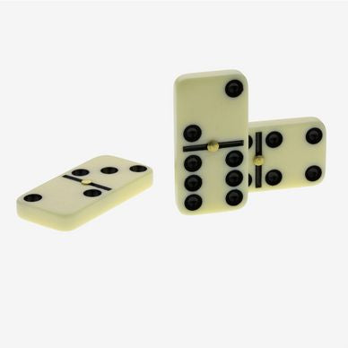 Boîte de dominos double-six 28 pièces