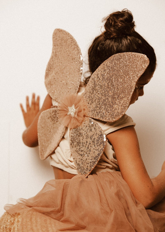 Ailes de papillon à sequins