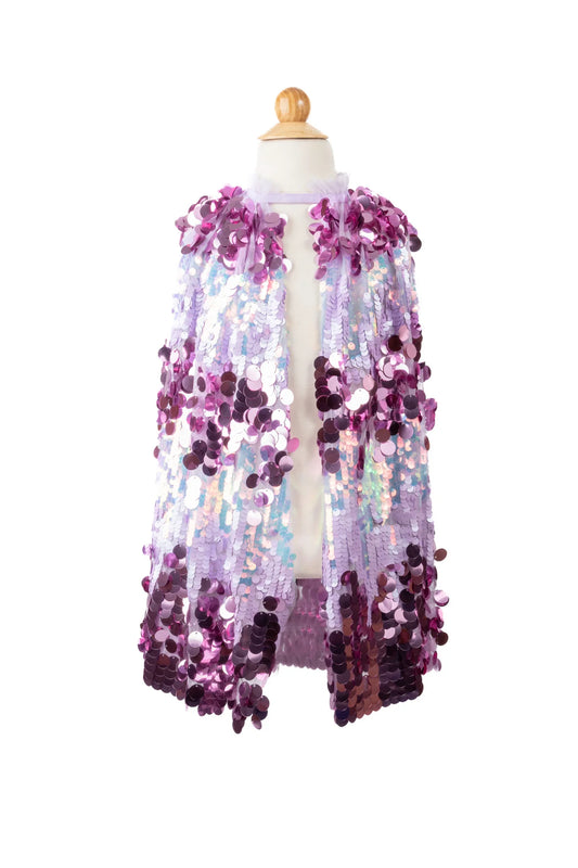 Déguisement Cape à sequins violet