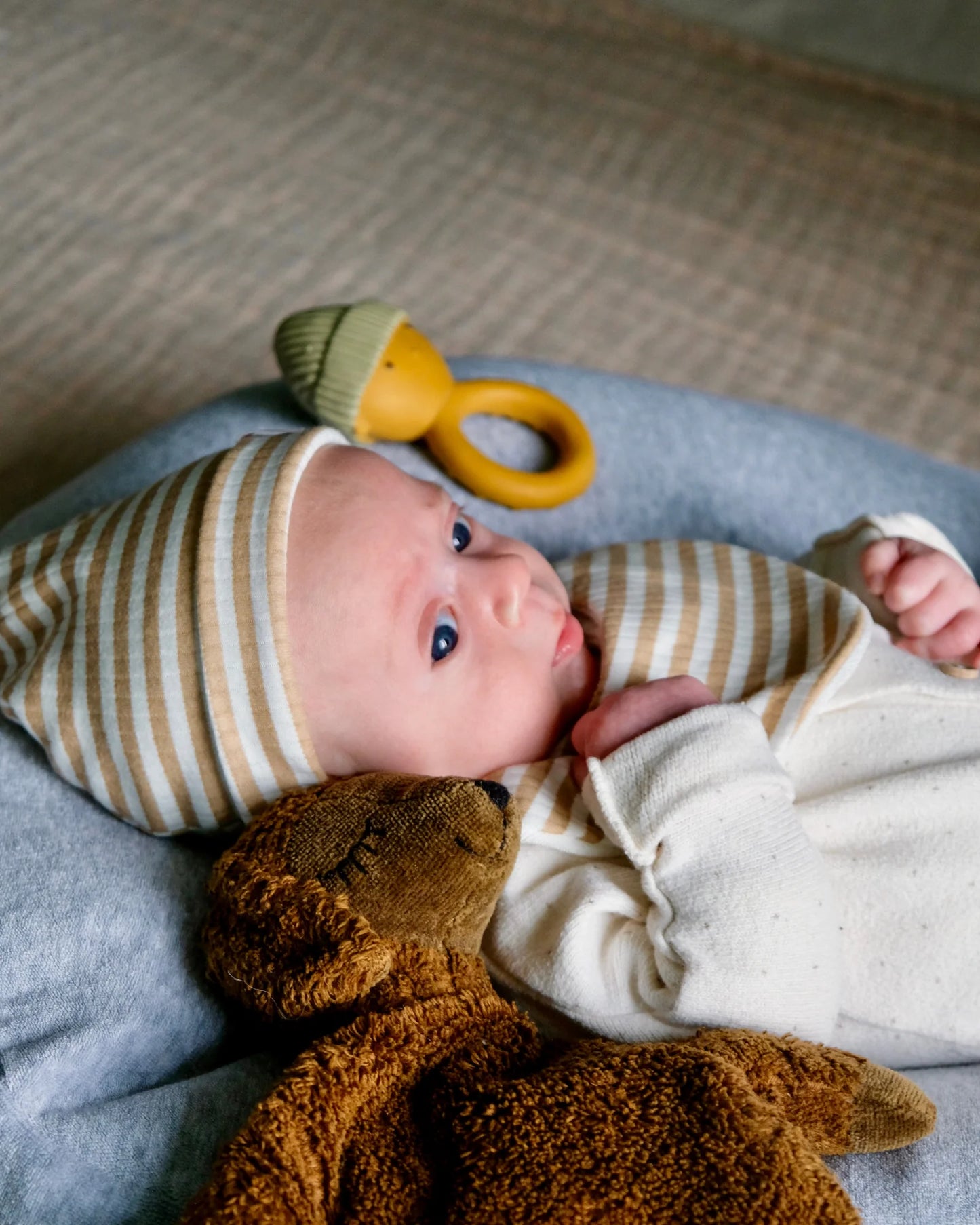 Bonnet de naissance en jersey