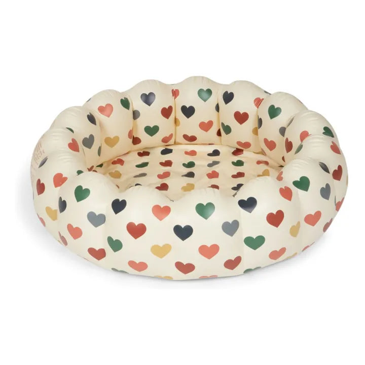 Piscine gonflable Coquillage Multi coeurs 💙🤎❤️