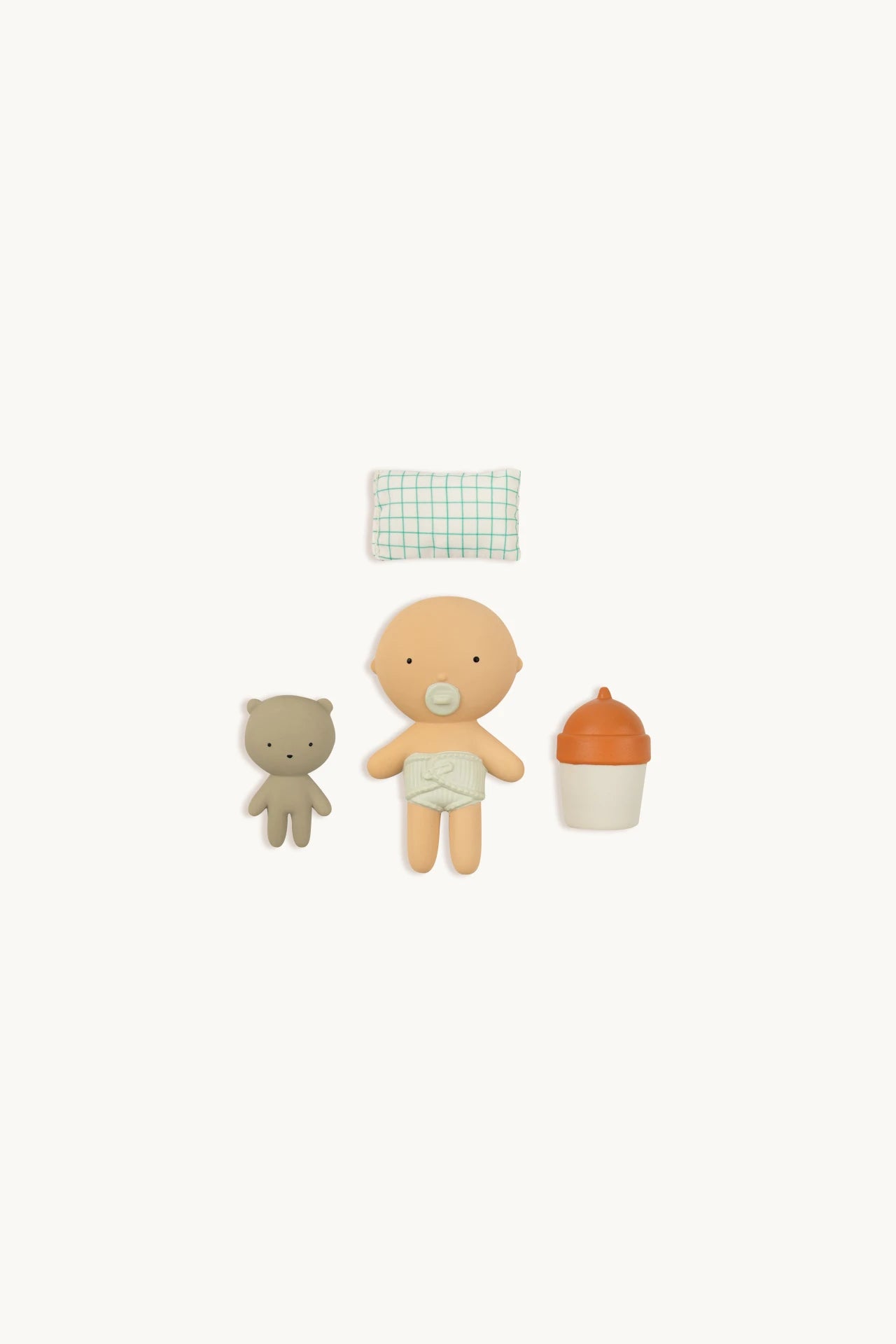 Boite mini bébé Gommu vanilla avec son ours et son biberon