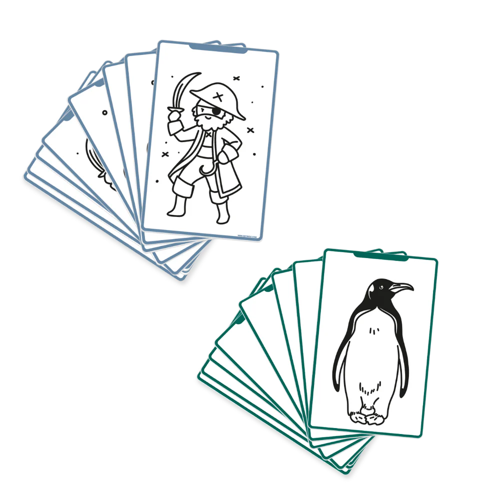 Recharges pour Kidydraw-mini : Animaux autour du monde et Océans & pirates