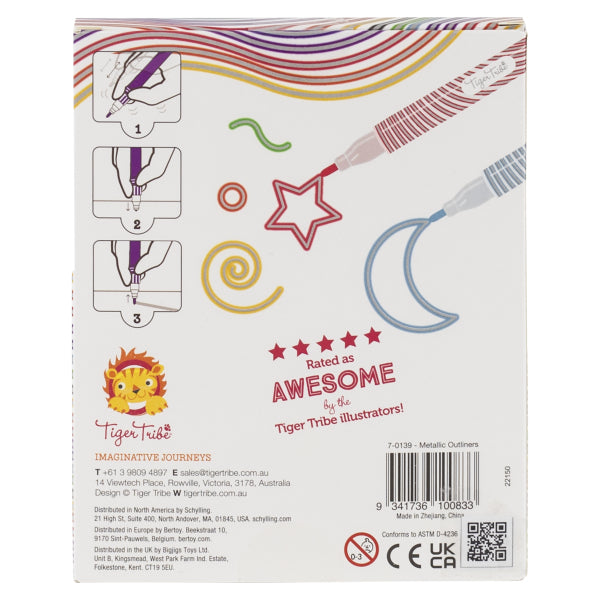 Stylos à encre effet métallique