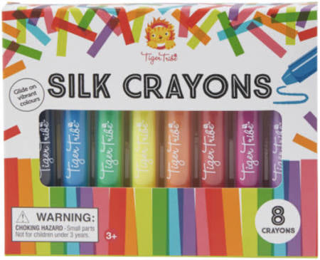 Crayons de couleur pastel effet soie
