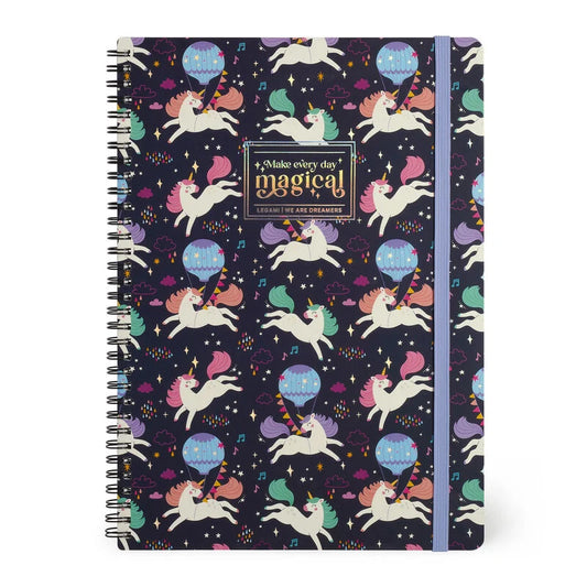 Cahier ligné à spirale A4