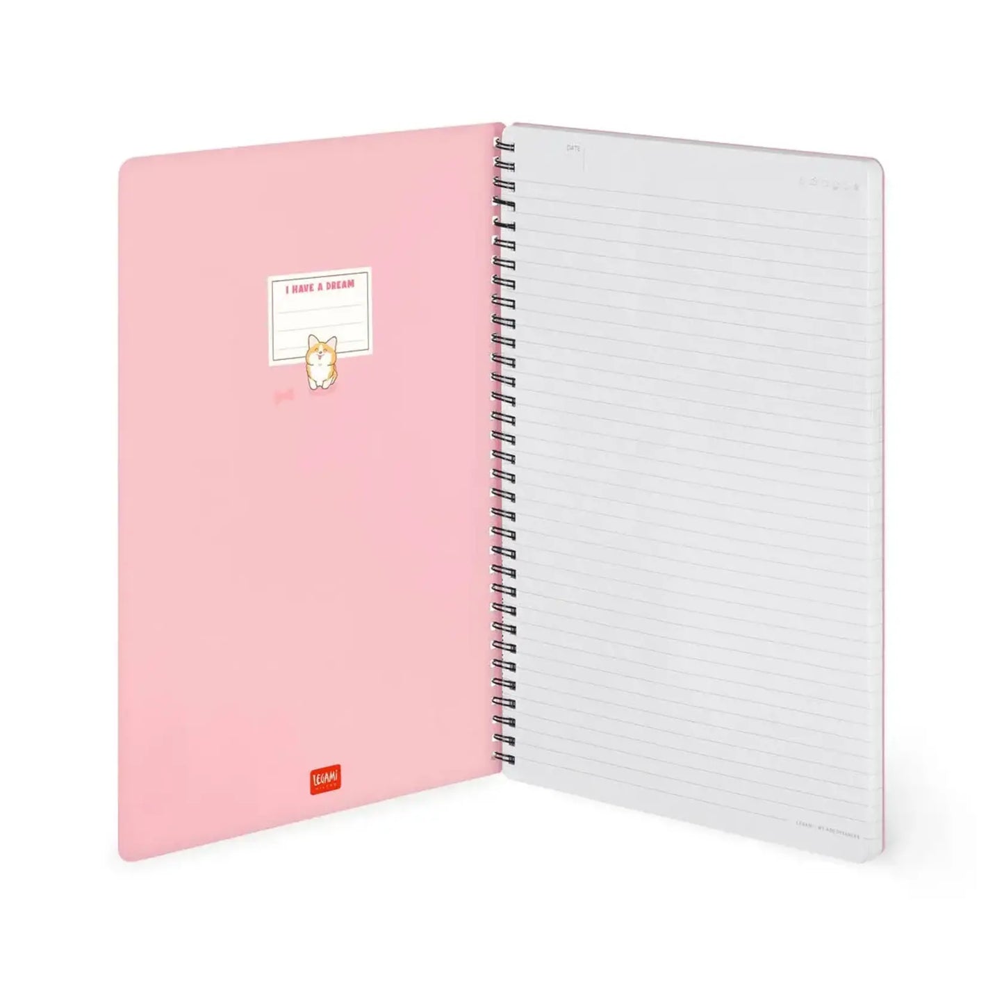 Cahier ligné à spirale A4