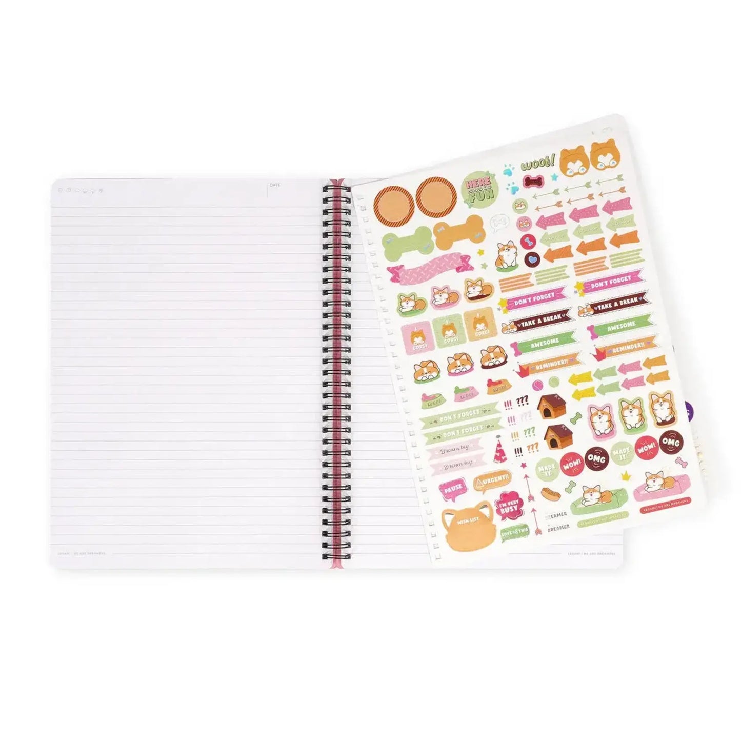 Cahier ligné à spirale A4