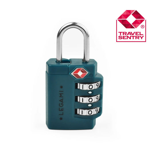 Cadenas pour valise bleu pétrole