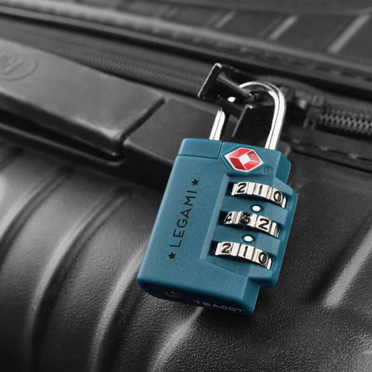 Cadenas pour valise bleu pétrole