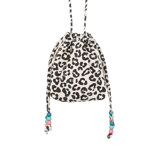 Mini sac Billie en coton graou/greige