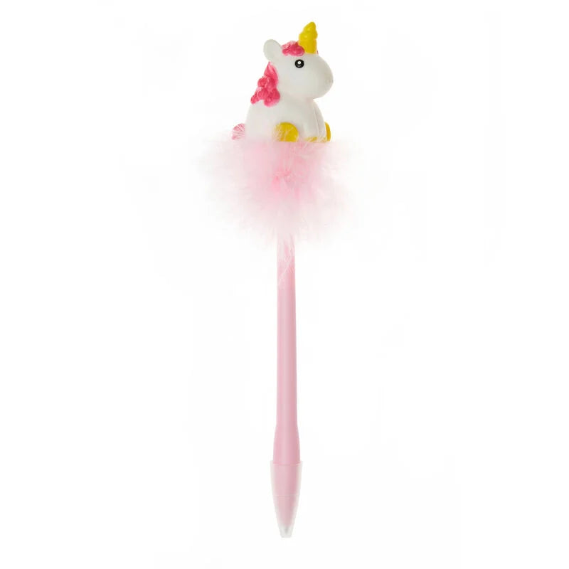 Stylo encre gel lumineux Licorne