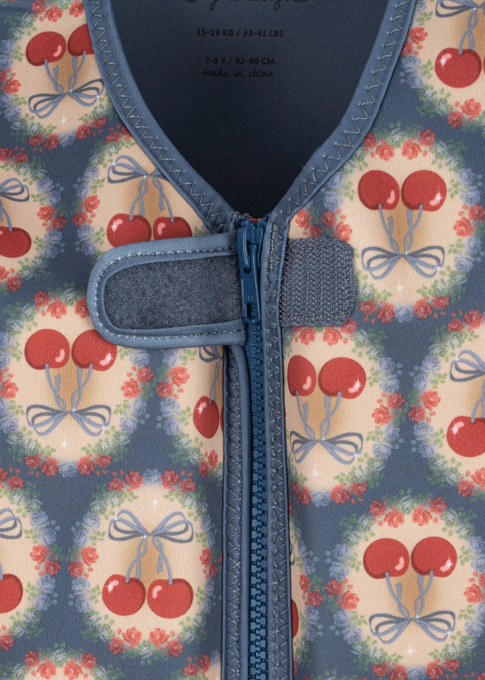 Gilet de natation Cherry bow blue