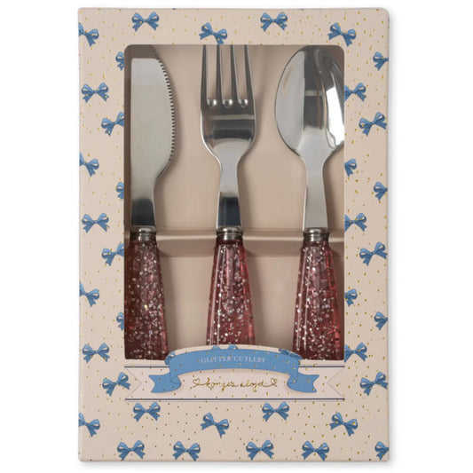 Set de couverts Inox Glitter Sparkling sangria