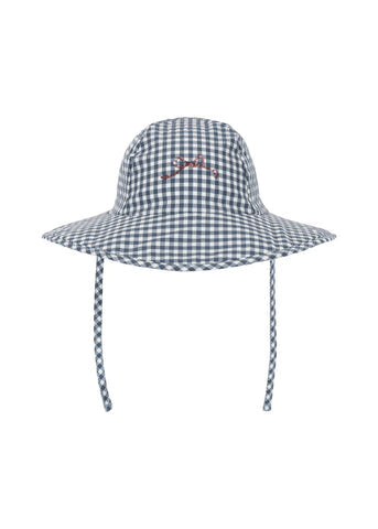 Chapeau de bain Soline vintage indigo