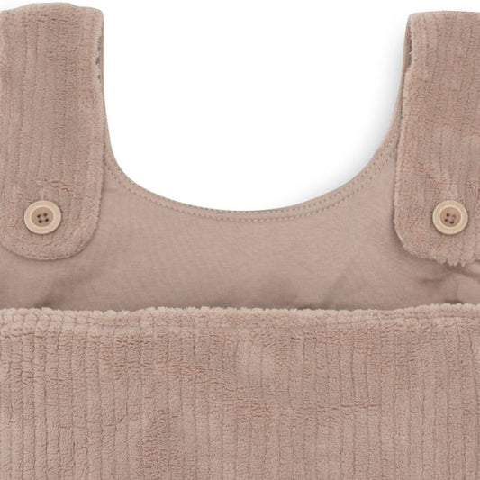 Sac de rangement en velours côtelé café au lait