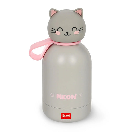 Gourde isotherme Kitty 310ml avec poignée amovible
