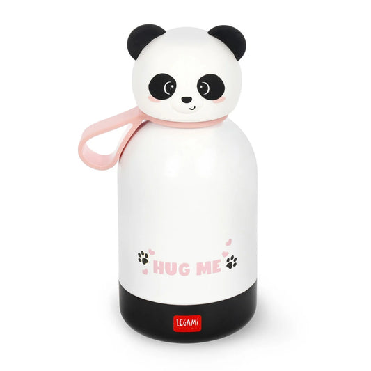 Gourde isotherme Panda 310ml avec poignée amovible