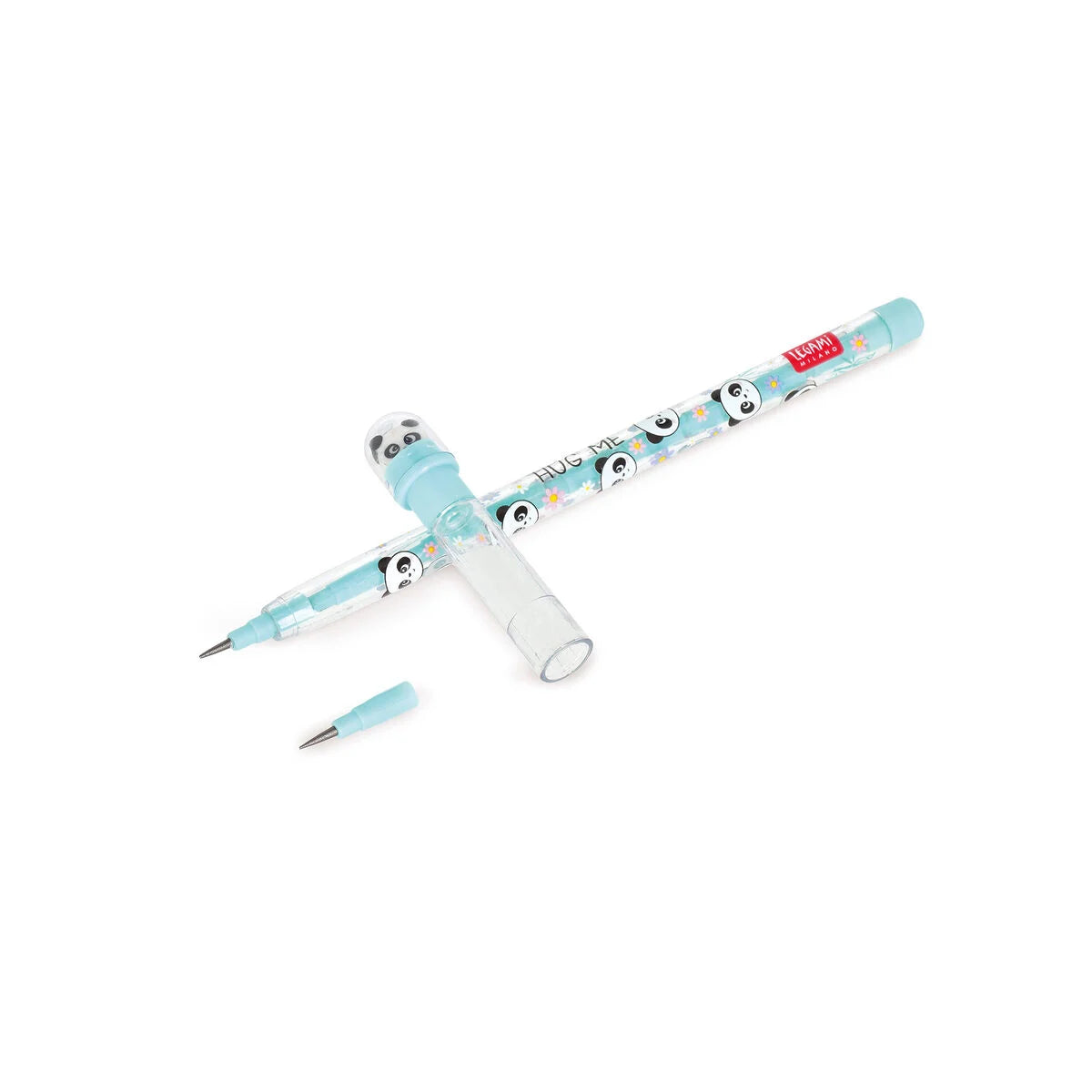 Crayon empilable avec gomme Panda