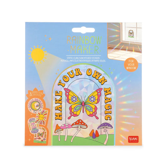 Set de 4 autocollants attrape-soleil Rainbow