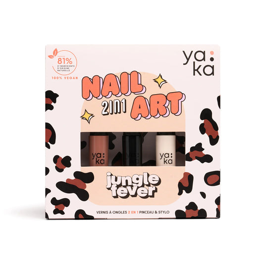 Coffret vernis à ongles 2en1 Jungle fever