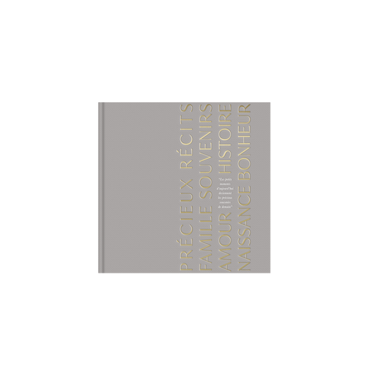 Livre de naissance gris Précieux Souvenirs