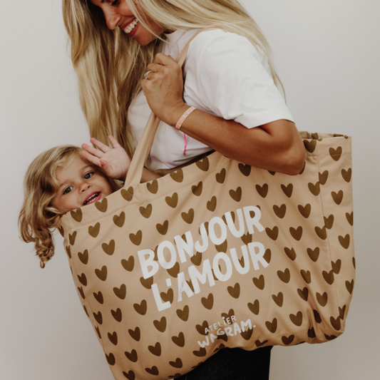 Cabas XL Bonjour l’Amour
